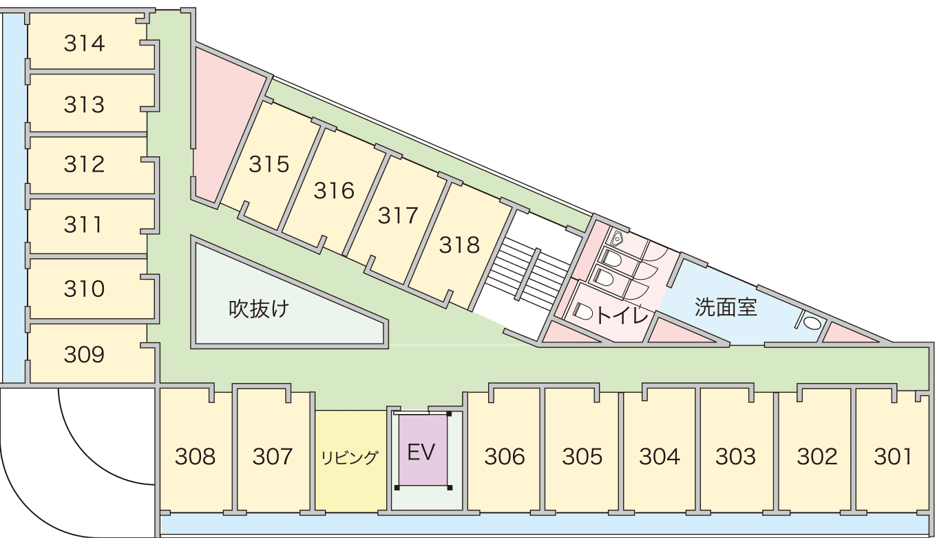 3F・平面図