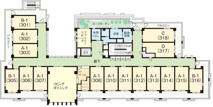 3F・平面図