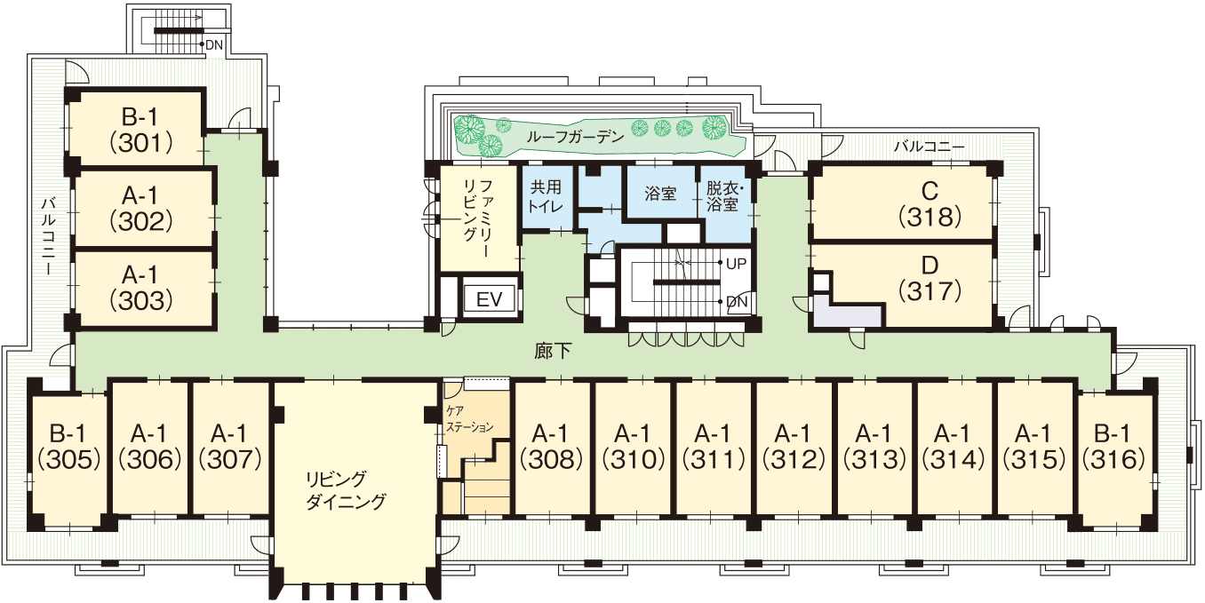 3F・平面図