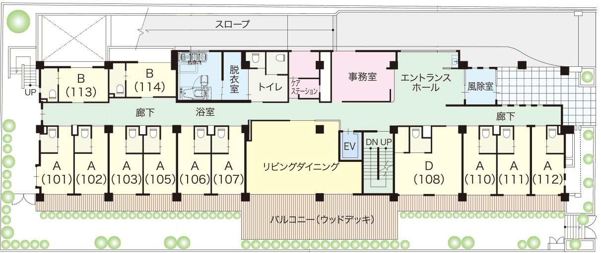 1F・平面図