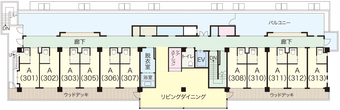 3F・平面図