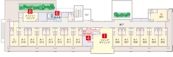 3F・平面図