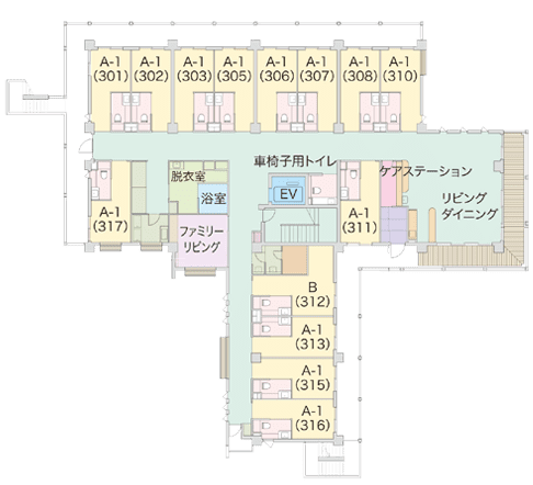 3F・平面図