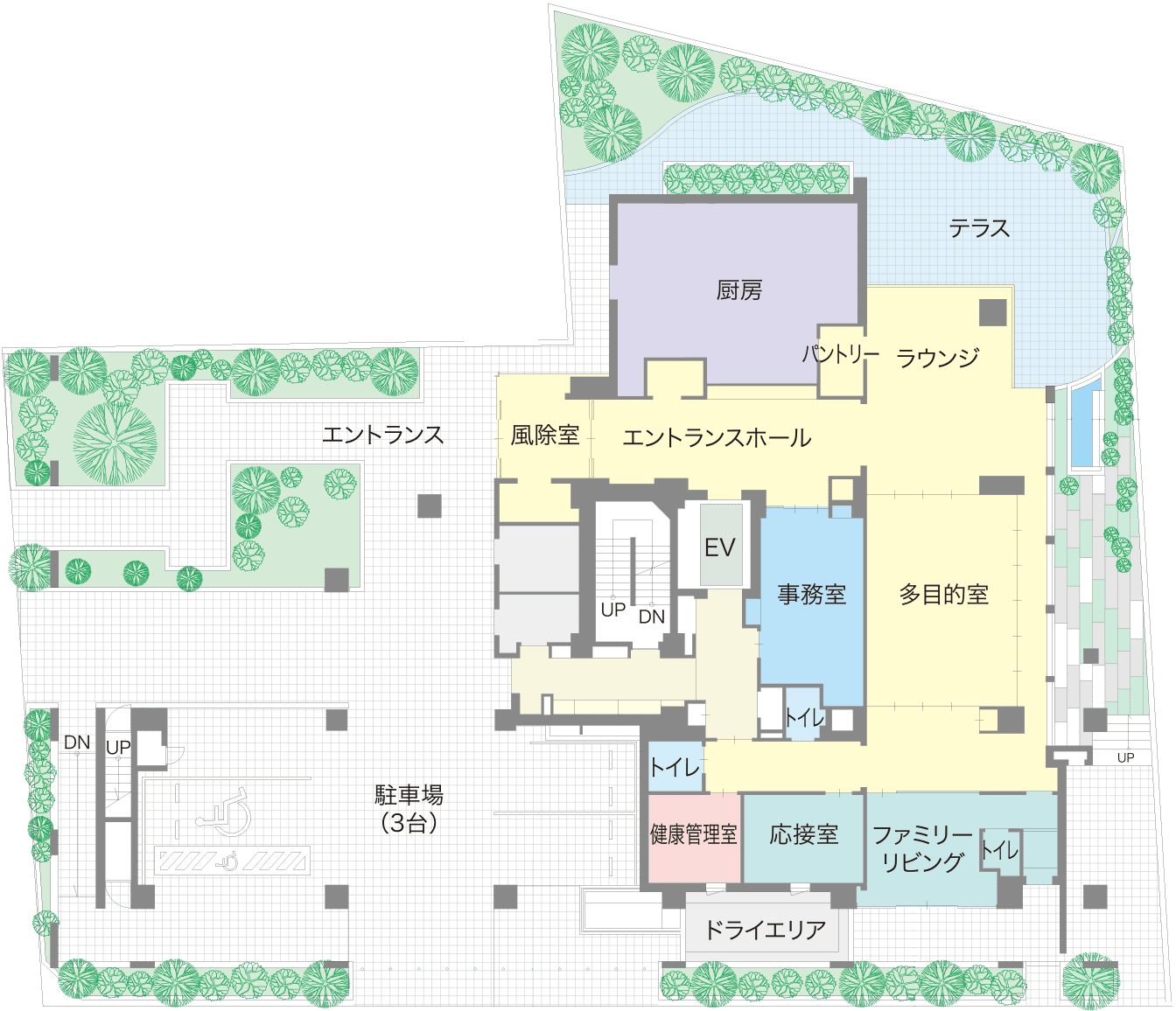 1F・平面図