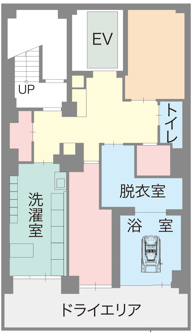 地下1階・平面図