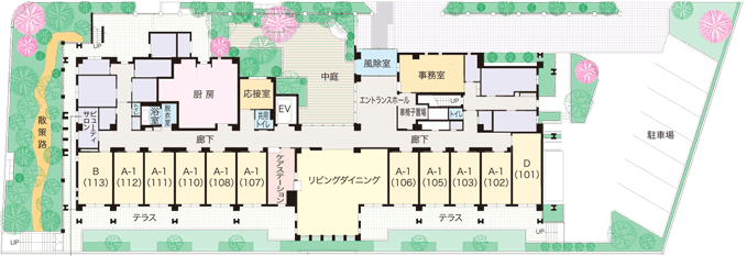 1F・平面図