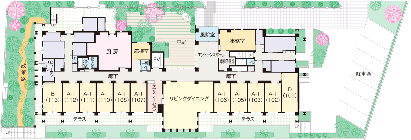 1F・平面図