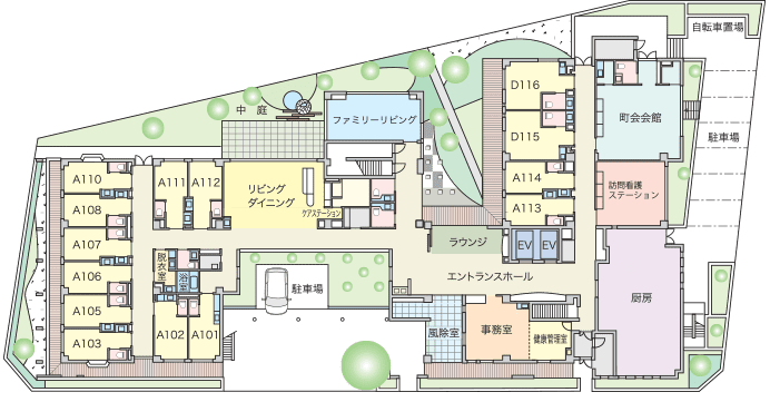 1F・平面図