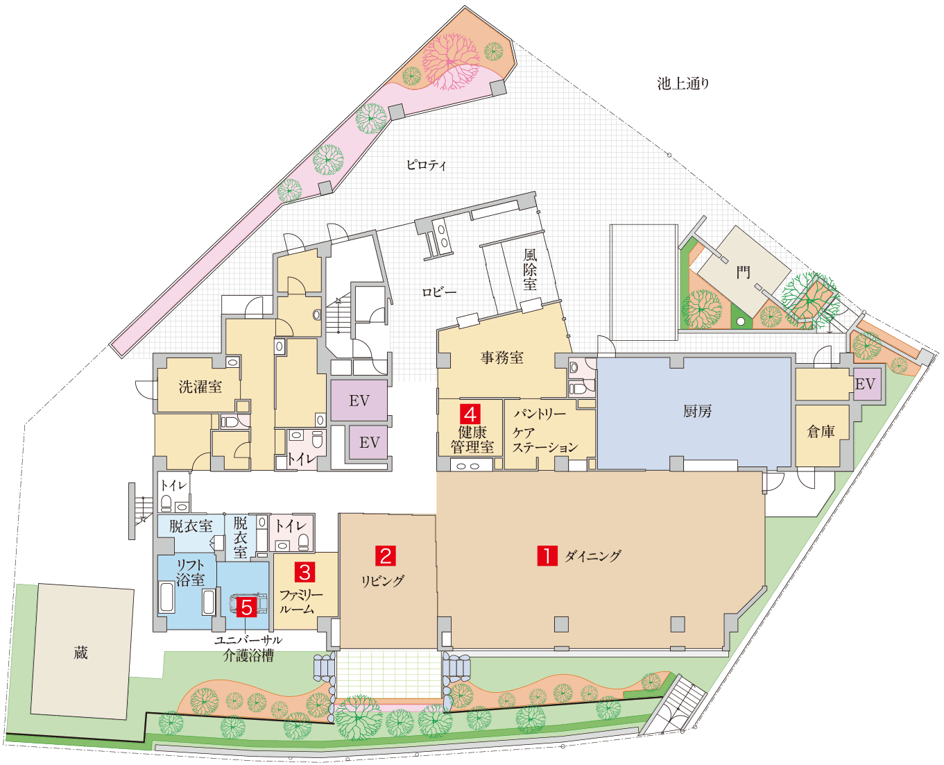 1F・平面図