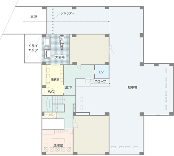 地下1F・平面図