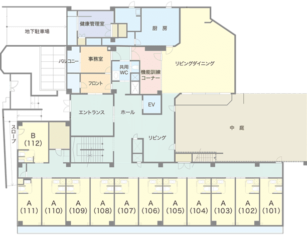 2F・平面図